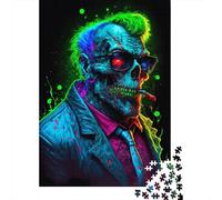 Puzzle de 1000 pièces en Bois représentant des gardes du Corps, des Gangsters et des Zombies. Jeu éducatif pour Adultes et Enfants. Idée Cadeau de Noël. 1000 pièces (75 x 50 cm).