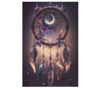 Puzzle De 1000 Pièces en Forme De Attrape-rêves pour Adultes, Adolescents Et Enfants, Puzzle, Jouets, Cadeau Éducatif, Décompression Intellectuelle, Jeu Familial Amusant （78×53cm）