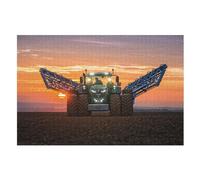 Puzzle De 1000 Pièces en Forme De Tractor pour Adultes, Adolescents Et Enfants, Puzzle, Jouets, Cadeau Éduchatif, Décompression Intellectuelle, Jeu Familial Amusant （75×50cm）