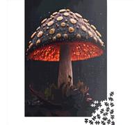 Puzzle de 1000 pièces en Papier - Champignons - Activité familiale - Cadeau de Noël - 38 x 26 cm