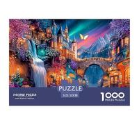Puzzle de 1000 pièces en Papier de Haute qualité représentant Une Maison. Éducatif et Charmant, ce Puzzle de scène de Rue est idéal pour Les Adolescents. Cadeau Parfait pour. Dimensions : 52 x 38 cm.