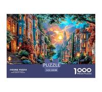 Puzzle de 1000 pièces en Papier de Haute qualité représentant Une Maison. Éducatif et Charmant, ce Puzzle de scène de Rue est idéal pour Les Adolescents. Cadeau Parfait pour. Dimensions : 52 x 38 cm.