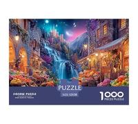 Puzzle de 1000 pièces en Papier de Haute qualité, Un Paysage, idéal pour Les Adolescents. Ce Puzzle Charmant, inspiré des scènes de Rue, Dimensions : 52 x 38 cm. Dimensions : 1000 pièces.