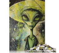 Puzzle de 1000 pièces en Papier pour Adultes, thème Alien Art VI, Puzzle pour Enfants, Jeux de société, Cadeau de Noël, 38 x 26 cm / 1000 pièces