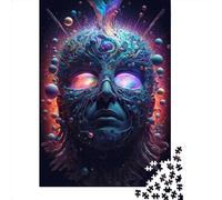Puzzle de 1000 pièces en Papier pour Adultes - Visage d'un Dieu - Puzzle pour Enfants - Jeux de Famille - Cadeau de Noël - 38 x 26 cm / 1000 pièces