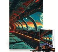 Puzzle de 1000 pièces en Pixel Art sur Le thème des planètes extraterrestres, idéal pour Les Adolescents développe la mémoire, apaise et Offre des Moments de détente Bords Nets (50x75cm)