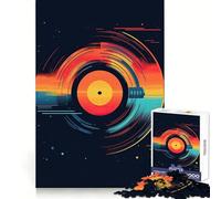 Puzzle de 1000 pièces en Vinyle Musical pour Adultes, Jouet Logic Boost, Group Joy Premium Edge, Surprise d'anniversaire (38x52cm)