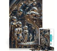 Puzzle de 1000 pièces Enchantement céleste Bords Lisses Jeu créatif et Amusant Cadeau d'anniversaire idéal pour des Moments de détente (50x75cm)