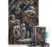 Puzzle de 1000 pièces Enchantement céleste »,découpe précise,Puzzle logique Artistique,Jeu de Loisirs,Amusant,décoration Murale de Noël (38x26cm)