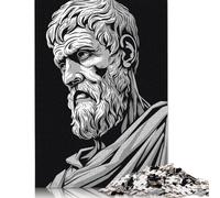Puzzle de 1000 pièces « Épictète, Le Philosophe » en Bois pour Adultes, Puzzle Anti-Stress intéressant, Cadeau pour la Famille et Les Amis, 1000 pièces (75 x 50 cm)