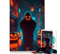 Puzzle de 1000 pièces Épouvantail néon pour Adultes et Adolescents Un Jeu de réflexion Amusant à Partager, Une découpe soignée et Un Cadeau Exceptionnel (50x75cm)