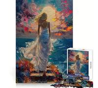 Puzzle de 1000 pièces Escalier vers Le Paradis pour Adolescents, idéal pour développer la réflexion et Passer du Temps de Loisirs, avec des Bords précis Un Cadeau attentionné 38x52cm