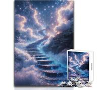 Puzzle de 1000 pièces Escalier vers Le Paradis Un Jeu Relaxant pour occuper Son Temps Libre Découpe précise et régulière Dimensions 38x26cm