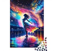 Puzzle de 1000 pièces "Esprit arc-en-ciel" pour adultes et adolescents, puzzles en bois, cadeaux pour la veille de Noël, 1000 pièces (38 x 26 cm)