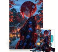Puzzle de 1000 pièces « Esprit du Jardin d'automne » Découpe précise Jeu Stimulant pour Le Cerveau Loisirs et Divertissement Décoration de Noël Cadeau (38x26cm)