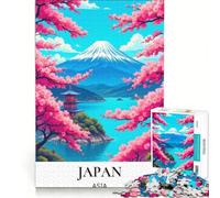 Puzzle de 1000 pièces, estampes de paysages Japonais, Jeu Impossible, activités Amusantes à la Maison, Collection d'artistes, Beaux-Arts 38x52cm