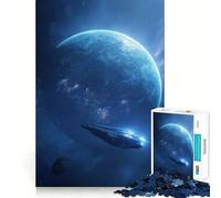 Puzzle de 1000 pièces Exploration de Pandora en Vaisseau Spatial pour Adolescents, Jeu de logique Robuste, Anti-Stress, Bords Transparents, Cadeau Classique 38x26cm
