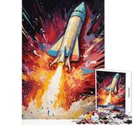 Puzzle de 1000 pièces Exploration illimitée Jeu éducatif pour Jouer en Famille Renforce Les Liens Amoureux Dimensions 38x52cm