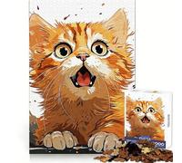 Puzzle de 1000 pièces Expressions de Chats pour Adolescents stimule la mémoire, apaise l’Esprit, Amusant et Original, idéal pour Noël (50x75cm)