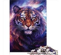Puzzle de 1000 pièces Extra Larges en Forme d'éléphant coloré étoilé pour Adultes, Puzzle en Bois pour Adultes, Jouet Jeu intellectuel (50 x 75 cm)