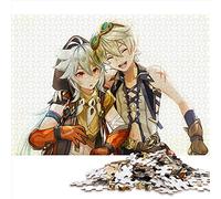 Puzzle de 1000 pièces Extra Larges Genshin Impact Bennett Puzzle en Carton Difficile à compléter mais Amusant et Humoristique 10,27 x 14,96 Pouces