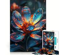 Puzzle de 1000 pièces Fantaisie Florale vibrante pour Adolescents des Souvenirs de Jeu Amusants,des pièces Bien emboîtables sans espaces,Une activité Amusante en Famille (50x75cm)