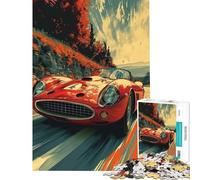 Puzzle de 1000 pièces Ferrari Legend GTO Défi éducatif et Difficile Jeu Familial adapté aux Personnes de 14 Ans et Plus (38x26cm)