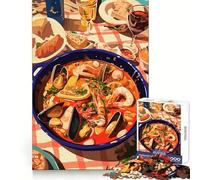 Puzzle de 1000 pièces Festin de ragoût de Fruits de mer pour Adolescents, idéal pour stimuler Le Cerveau et Passer d'agréables Moments de détente (38x52cm)
