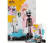 Puzzle de 1000 pièces, Figures abstraites de Jumeaux, découpe de qualité supérieure, Jouet d'éveil et de détente, Cadeau d'anniversaire Amusant (38x26cm)