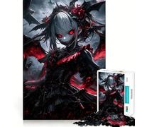 Puzzle de 1000 pièces Fille Chauve-Souris Vampire Anime Jeu créatif et Stimulant,Assemblage Facile,sans pièces détachables,activité idéale pour Partager Un Moment Convivial en Famille ou Entre Amis