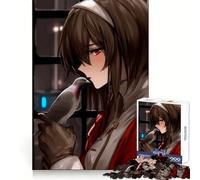Puzzle de 1000 pièces Fille d'anime avec Colombe pour Adolescents, améliorant la mémoire, Distraction Douce, découpe Laser, Cadeau attentionné (38x26cm)