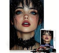 Puzzle de 1000 pièces Fille Vampire pour Adolescents, idéal pour développer l'intelligence et l'habileté Un Cadeau de Noël paisible et Facile à Assembler (38x26cm)