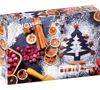 Puzzle de 1000 pièces - Finition mate, toucher doux, pièces robustes et uniques, ajustement serré, couleurs vives, service de pièces manquantes - Cuisson de Noël douce avec décoration de sucre et
