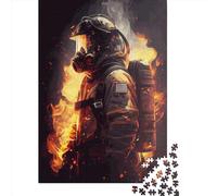 Puzzle de 1000 Pièces Flamme de Pompier pour Adultes et Adolescents Puzzle pour Enfants Jeu Éducatif pour Adultes et Adolescents. 1000 Pièces (38x26cm)