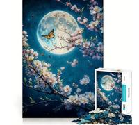 Puzzle de 1000 pièces Fleur de Prunier pour Adultes, Jeu de réflexion et de détente, Design à Assembler, Collection Artistique (50x75cm)
