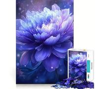Puzzle de 1000 pièces Fleur Violette épanouie pour Adultes, Jouet Intelligent, activité à Domicile, découpe précise, décoration Murale (50x75cm)