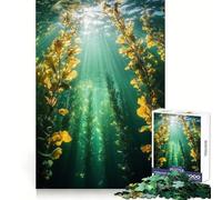 Puzzle de 1000 pièces Forêt de varech sous-Marine au Soleil pour Adolescents Détection des émotions Détente et précision (50x75cm)