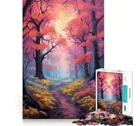Puzzle de 1000 pièces Forêt enchantée Mystique pour Adolescents Développement de la mémoire, Assemblage sans Stress, Cadeau touchant (38x52cm)