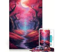 Puzzle de 1000 pièces Forêt enchantée Mystique pour Adultes Développe la mémoire et Moments de Paix Design et Assemblage Cadeau de qualité supérieure (50x75cm)