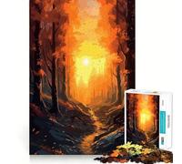 Puzzle de 1000 pièces Forêt enchantée Mystique pour Adultes Jeu de logique et de détente Bords Lisses (50x75cm)