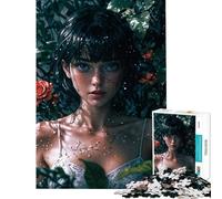 Puzzle de 1000 pièces Fractured Reality Girl Un Jeu éducatif et Stimulant à compléter idéal pour Les 14 Ans et Plus (38x52cm)