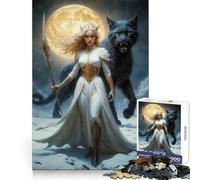 Puzzle de 1000 pièces Freya, déesse du Nord, pour Adolescents Puzzle Relaxant et Stimulant la mémoire, Image à Assembler, Cadeau Exquis (38x52cm)