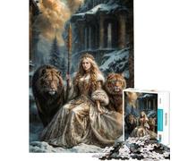 Puzzle de 1000 pièces Freya Toy pour Adolescents Jeu intellectuel éducatif pour activités familiales Cadeau d'anniversaire (Taille 38x52cm)