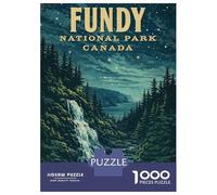 Puzzle De 1000 Pièces Fundy National Park Vintage Puzzle pour Adolescents Course De Vitesse Manuelle Liste De Souhaits avec Le Père Noël Jouets Jeux Éducatifs 38x26cm/1000pcs
