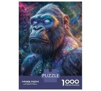 Puzzle De 1000 Pièces Galactic Titan The Cosmic Ape Puzzles pour Adultes pour S'amuser en Famille Cadeaux D'interaction Parent-Enfant pour Les Amis Et La Famille 52x38cm/1000pcs