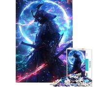 Puzzle de 1000 pièces Galaxie des samouraïs Japonais Un Jeu Impossible Difficile et Stimulant mais Amusant et Humoristique à partir de 14 Ans (50x75cm)