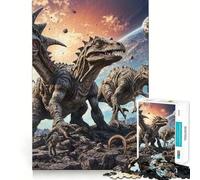Puzzle de 1000 pièces Galaxie Extraterrestre préhistorique pour Adolescents, Jeu de logique et de résolution de problèmes, Anti-Stress, découpe précise, Joli Cadeau 50x75cm