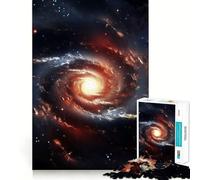 Puzzle de 1000 pièces Galaxie Spirale dans l'espace pour Adultes et Adolescents, Jeu de réflexion, Loisirs, Bords précis, décoration Murale 38x26cm