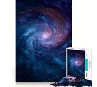 Puzzle de 1000 pièces Galaxie tourbillonnante dans l'espace Profond pour Adolescents, Jeu de logique et de Sens, Divertissement paisible, Bords Lisses, Cadeau créatif 38x26cm
