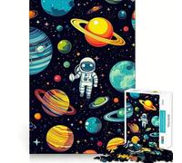 Puzzle de 1000 pièces Garçon explorateurs galactiques Découpe Parfaite Activité de Jeu Intelligente et Amusante pour Un Moment de détente et de créativité Lors d'un Anniversaire (38x26cm)